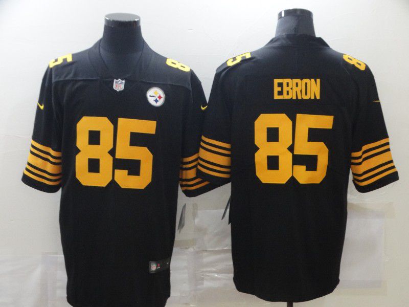 Men Pittsburgh Steelers #85 Ebron Black Nike Limited Vapor Untouchable NFL Jerseys